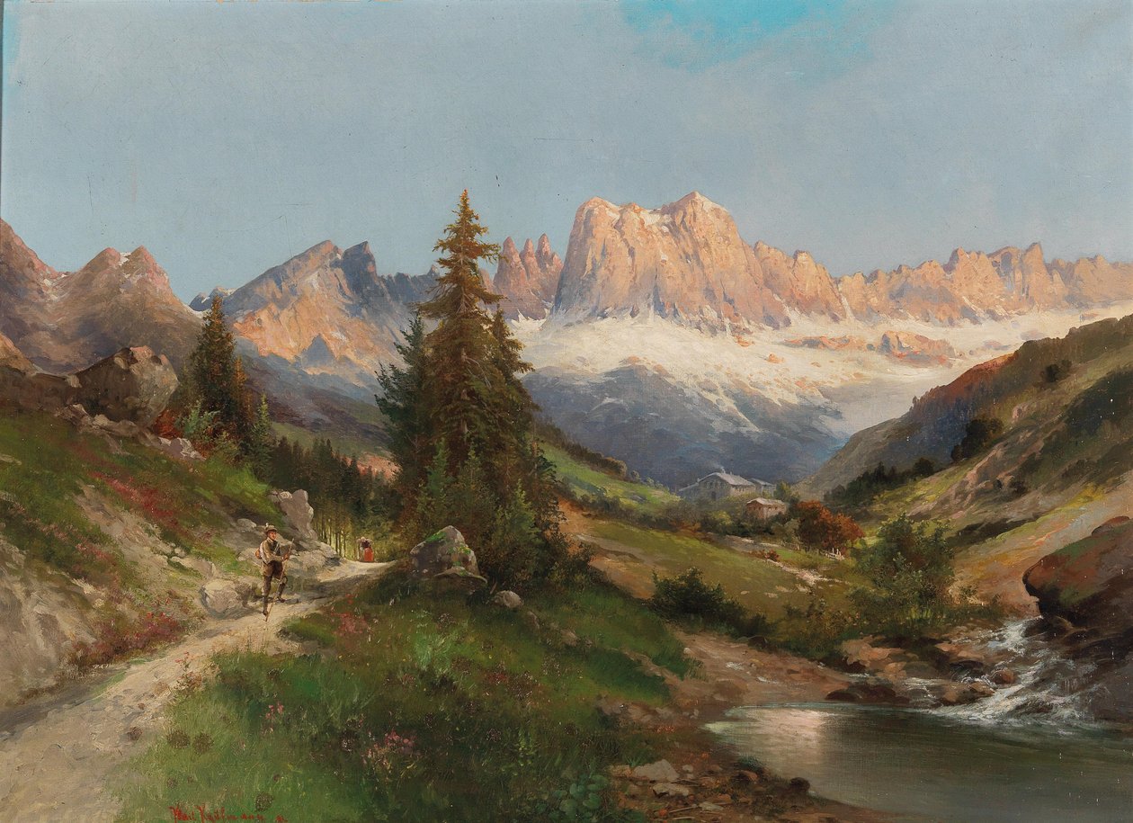 A Dolomitokban alkotó: Karl Kaufmann