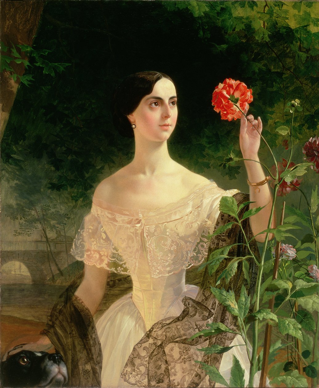 Sofia Andreevna Shuvalova (1829-1912) arcképe, 1849 alkotó: Karl Pavlovich Bryullov