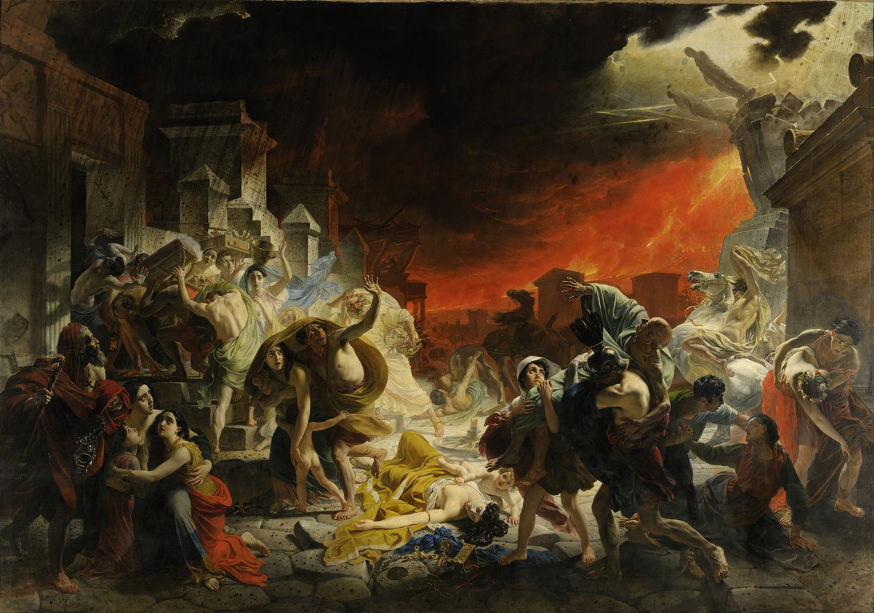 Pompei utolsó napja, 1833 alkotó: Karl Pavlovich Bryullov