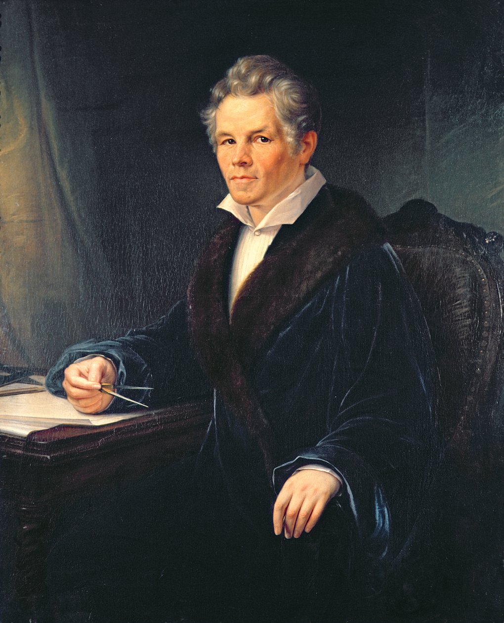 Karl Friedrich Schinkel portréja, 1880 körül alkotó: Karl Schmidt