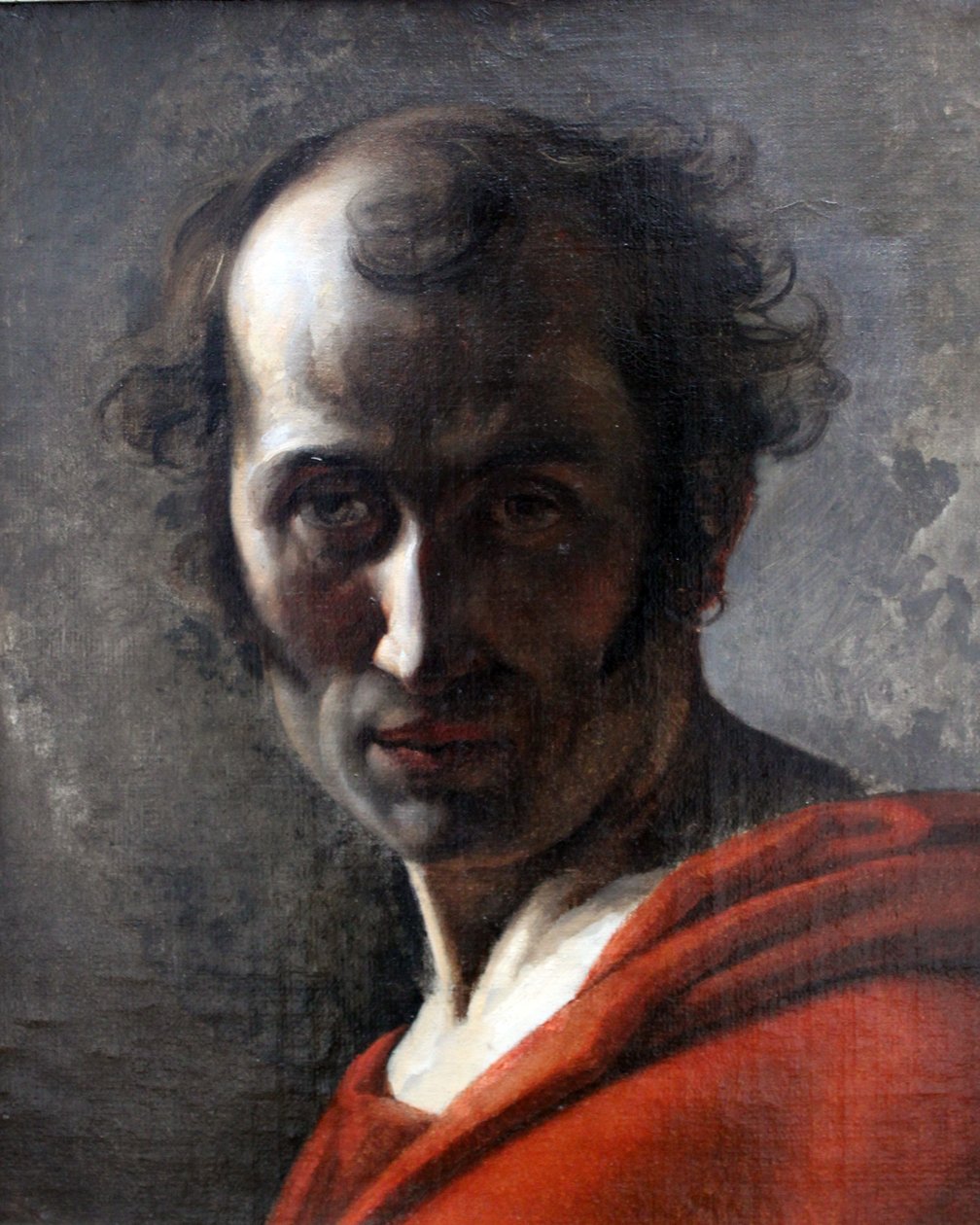 A férfi fej vizsgálata alkotó: Karl Wilhelm Wach