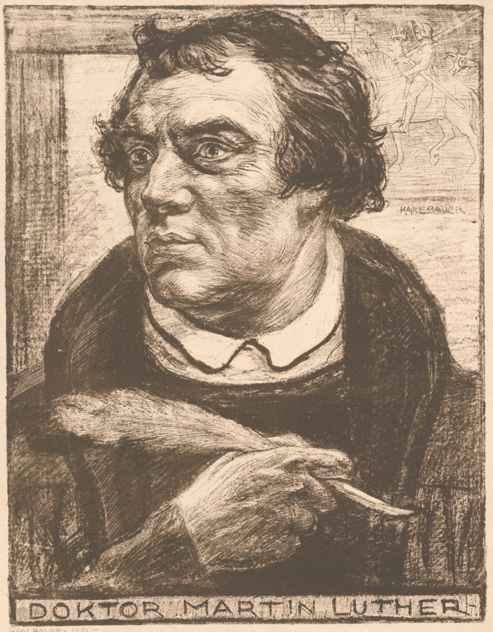 Luther Márton alkotó: Karl Bauer