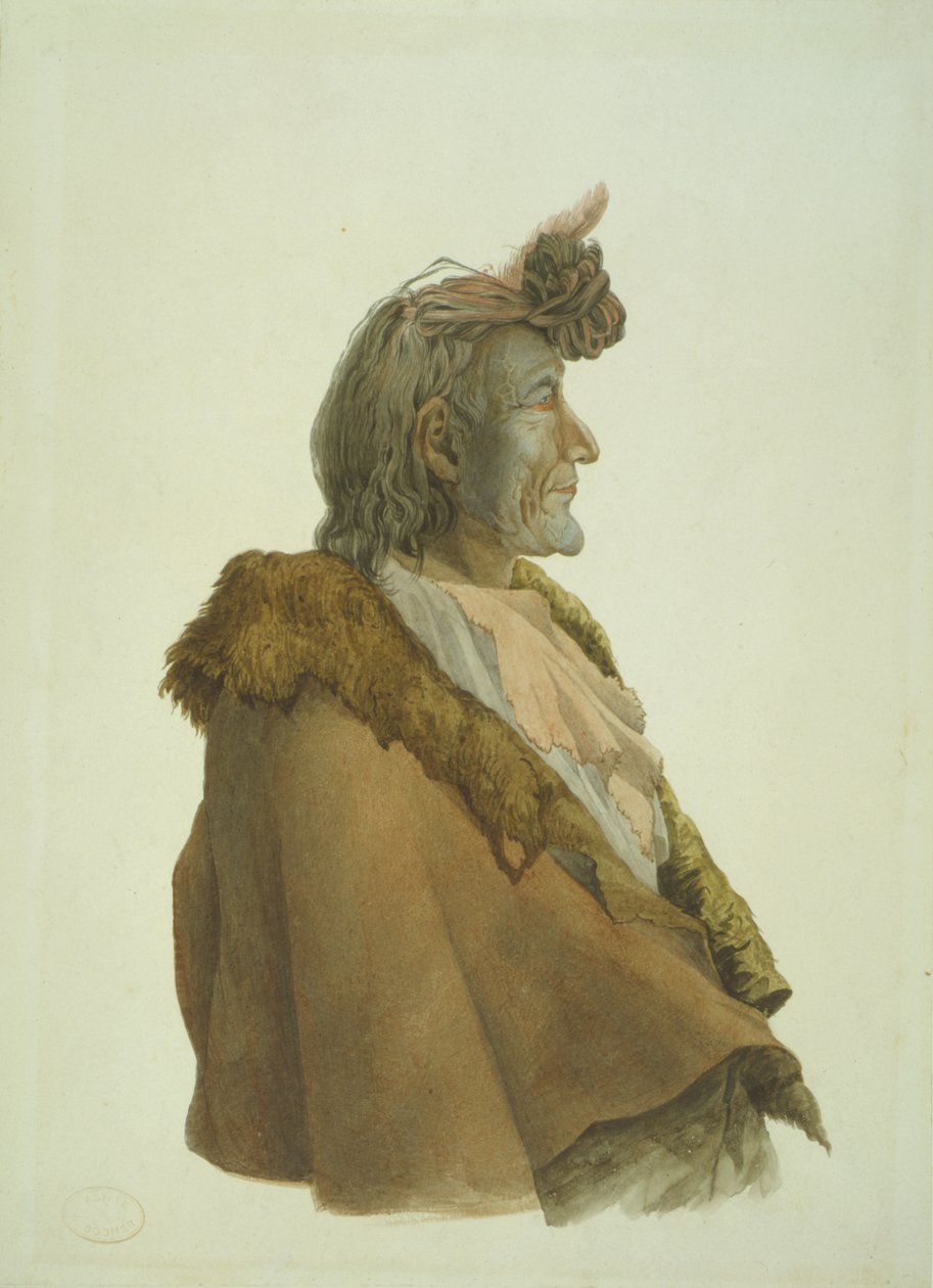Feketelábú lány alkotó: Karl Bodmer
