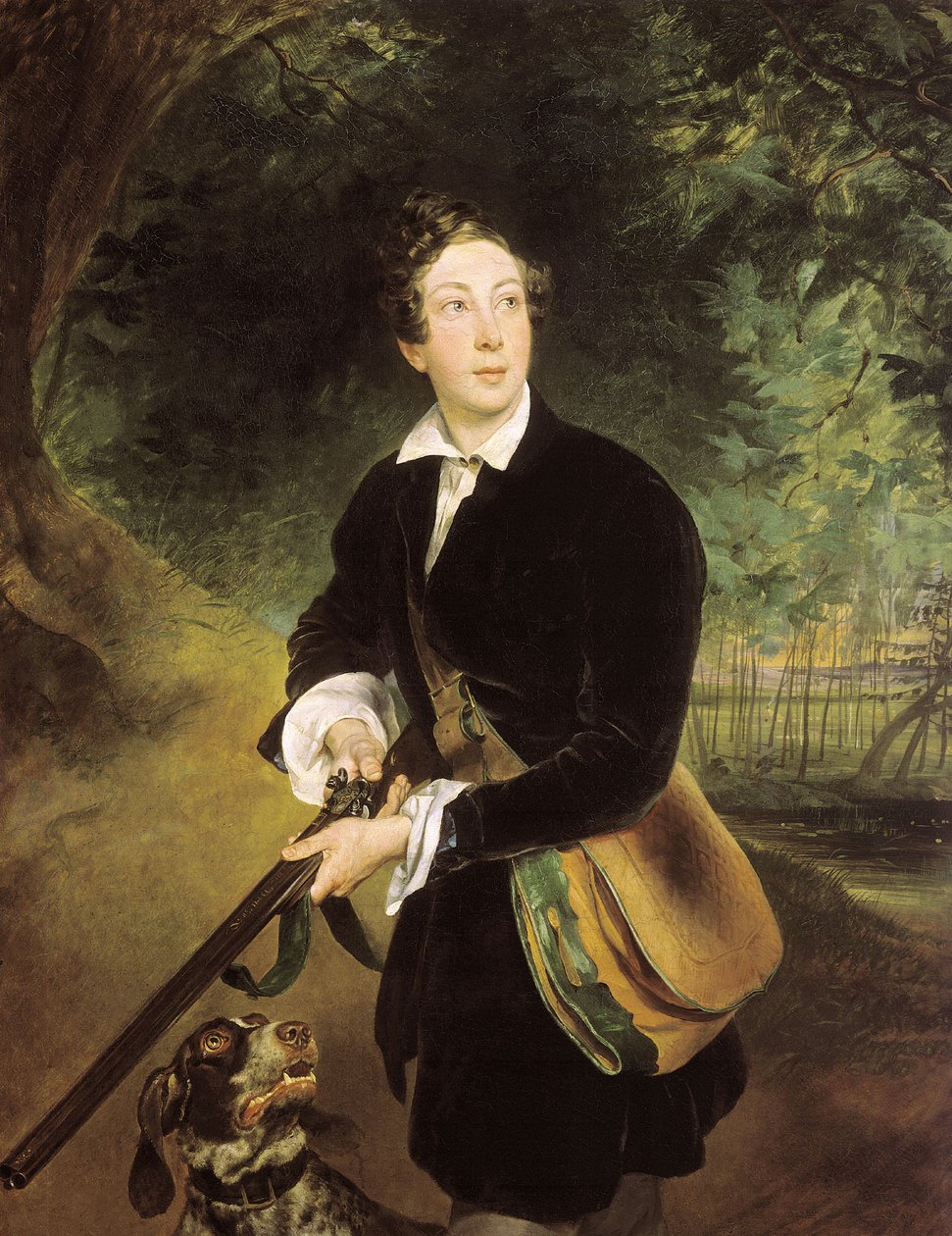 Alekszej Konsztantyinovics Tolsztoj portréja alkotó: Karl Bryullov