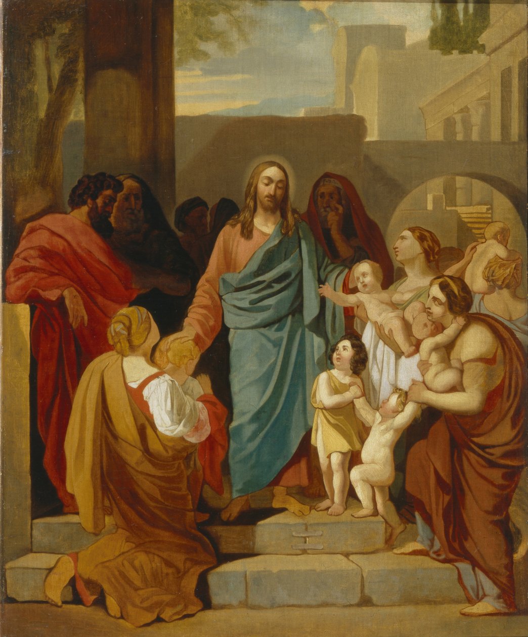 Krisztus áldja meg a gyermekeket, 1824 alkotó: Karl Pavlovich Bryullov
