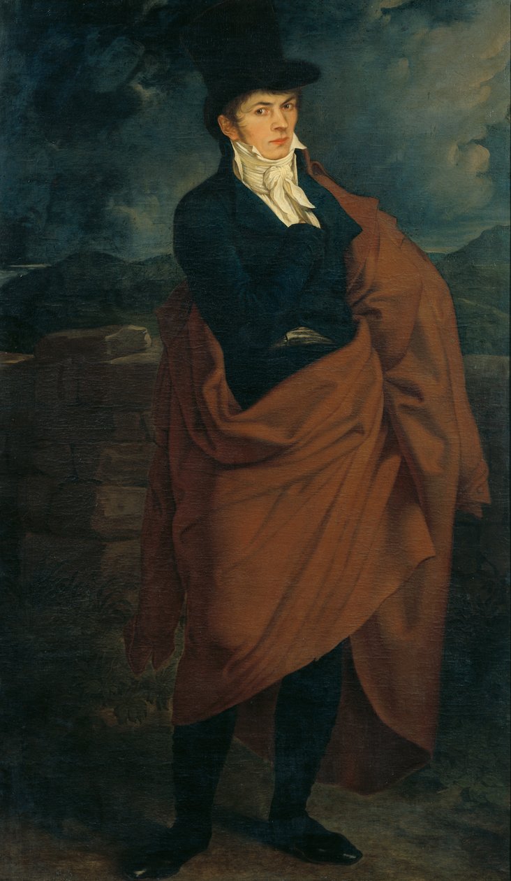 Egész alakos önarckép alkotó: Karl Russ