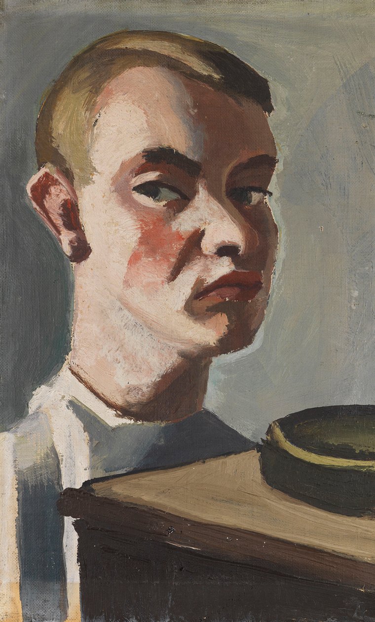 Önarckép, c. 1920. alkotó: Karl Tratt