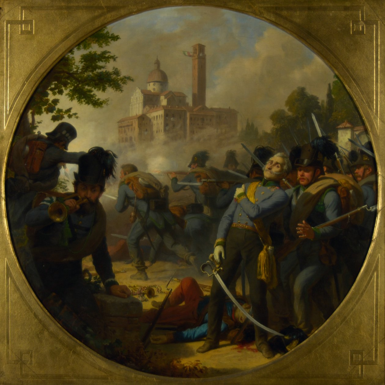 Vicenza elfoglalása 1848-ban alkotó: Karl von Blaas