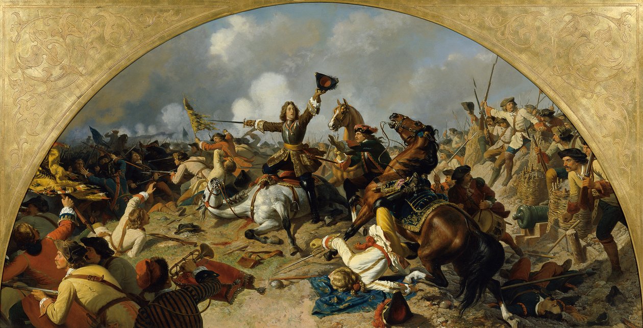 A torinói csata 1706 alkotó: Karl von Blaas