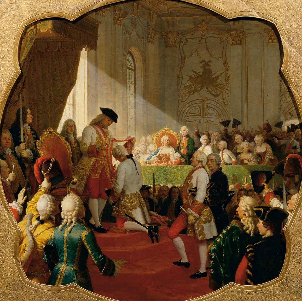 1758-ban az első előléptetés a Katonai Mária Terézia Rendbe alkotó: Karl von Blaas
