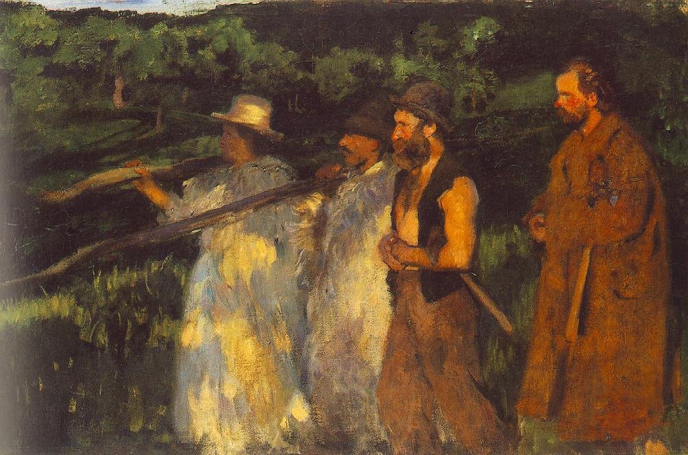 Erdészek hazatérnek alkotó: Károly Ferenczy