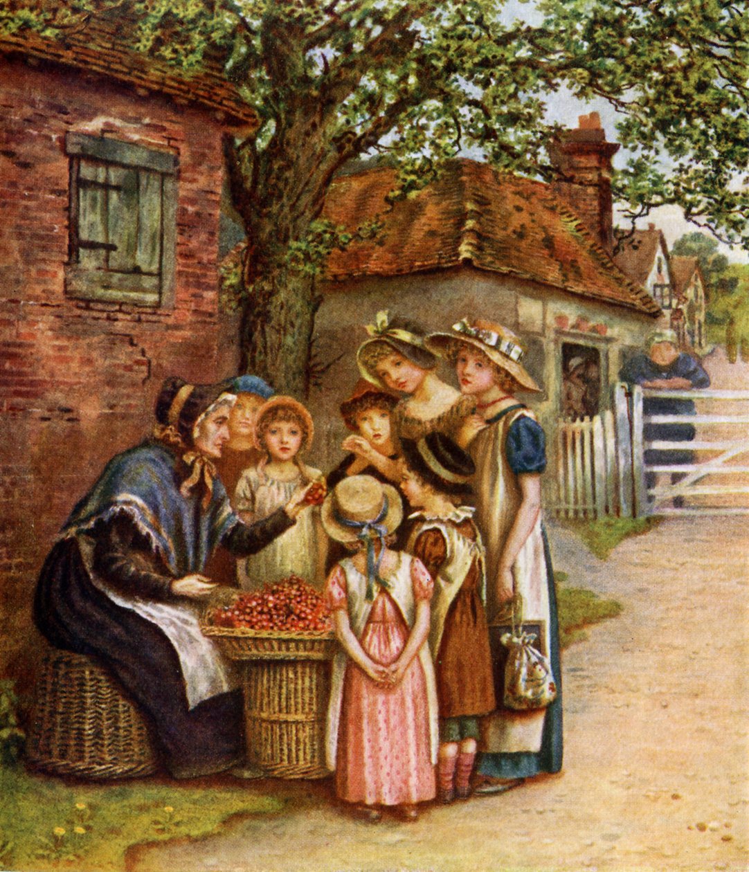 Kate Greenaway A cseresznye asszonya. alkotó: Kate Greenaway