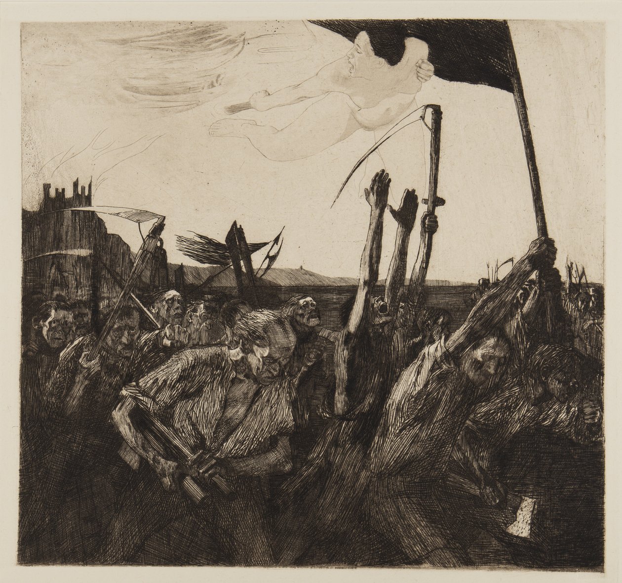 Felkelés, 1899 alkotó: Käthe Kollwitz
