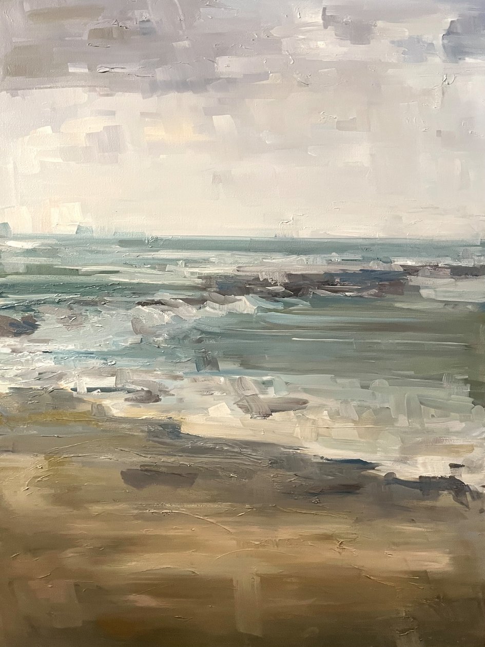 Ditch Plains, 2018 (olaj, vászon) alkotó: Katie Ré Scheidt