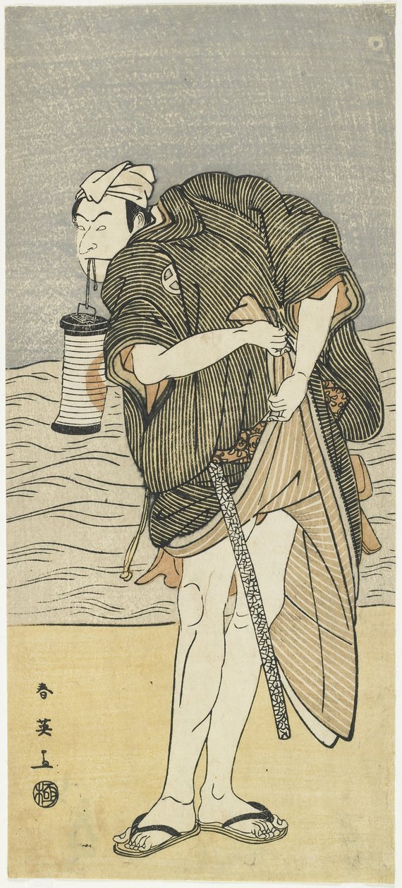 O_tani Oniji III as Niki Bennosuke, 1792 alkotó: Katsukawa Shun