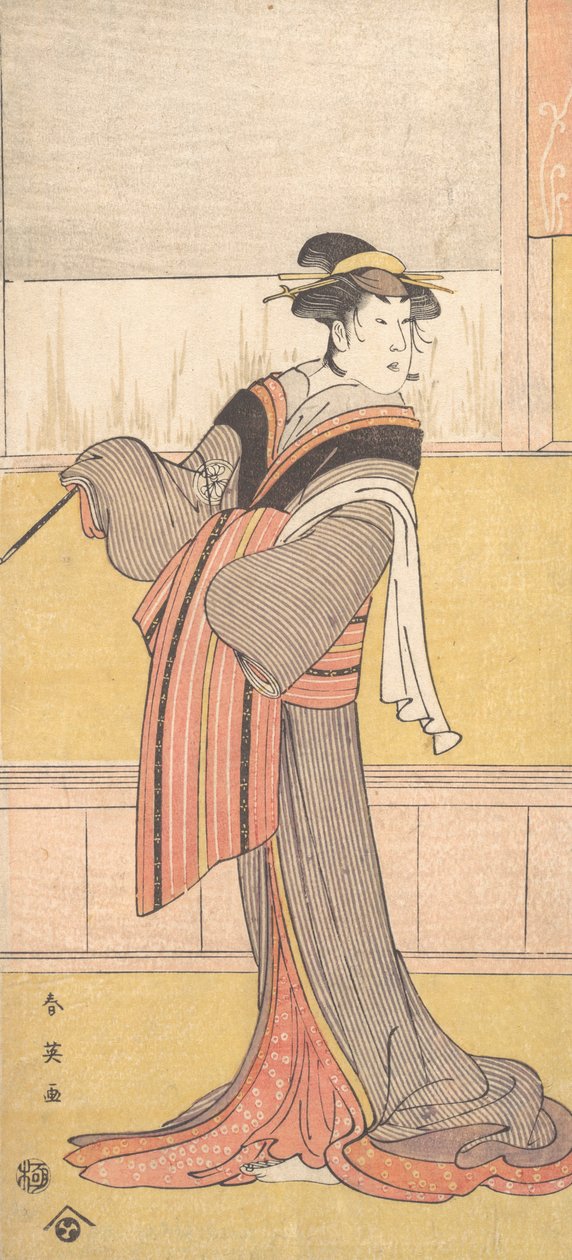 Segawa krizantém nő Jó, mi? 1791. alkotó: Katsukawa Shun