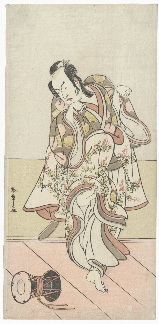 Táncoló színész alkotó: Katsukawa Shunsho
