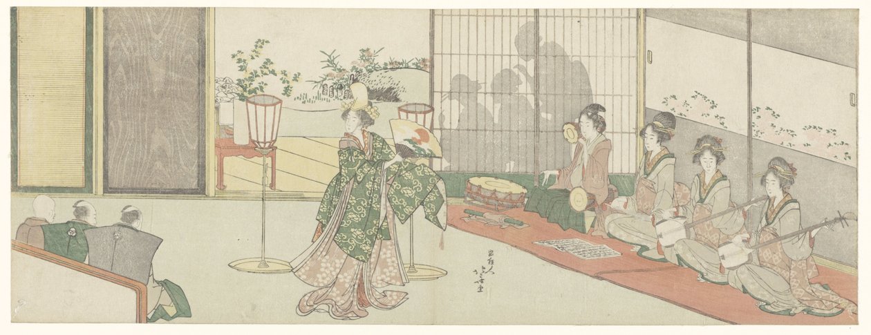 Táncelőadás alkotó: Katsushika Hokusai