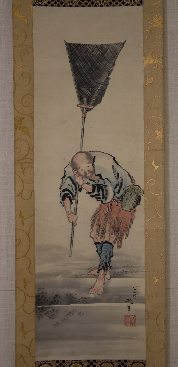 Halász, 19. század. alkotó: Katsushika Hokusai