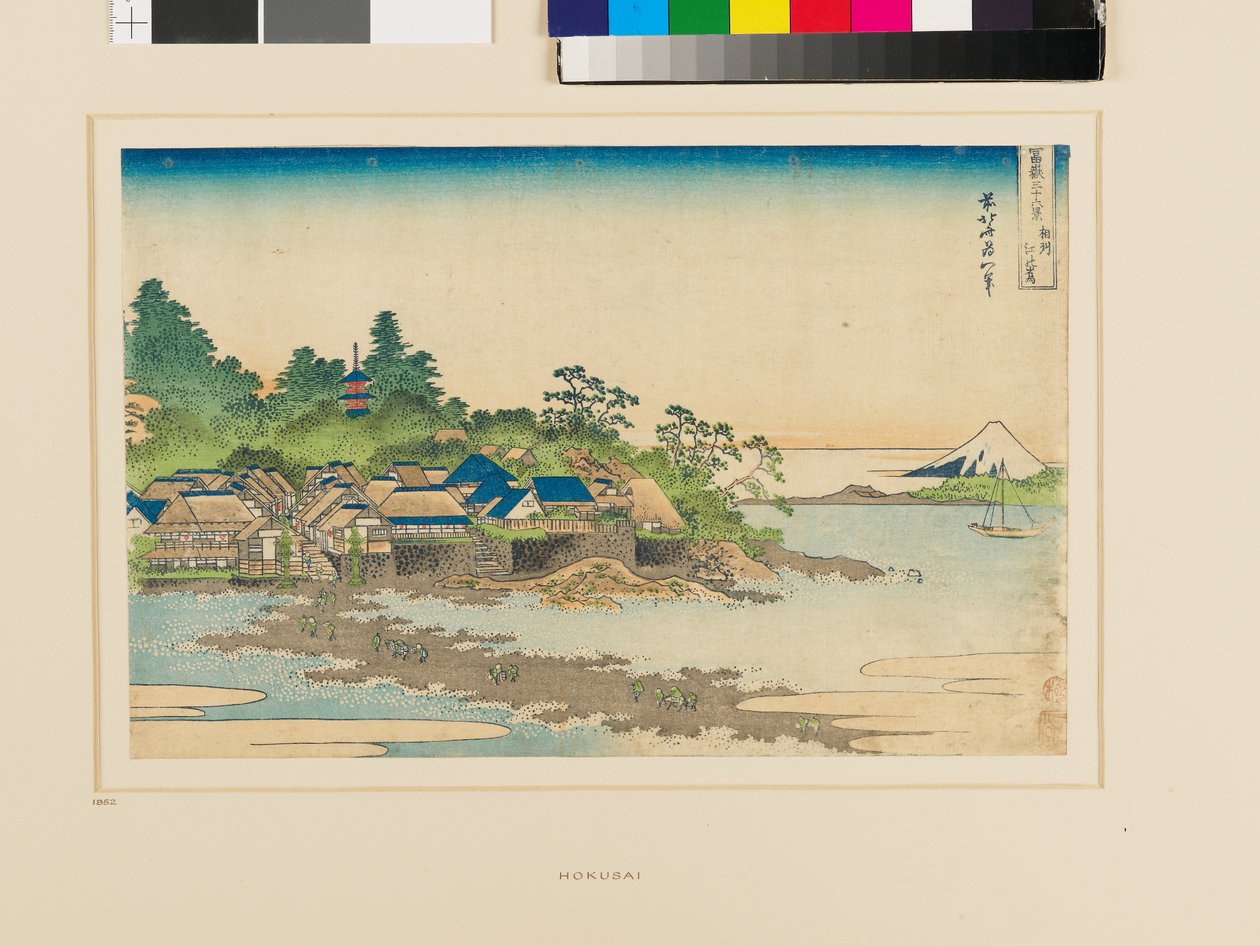Fuji Enoshima felől alkotó: Katsushika Hokusai