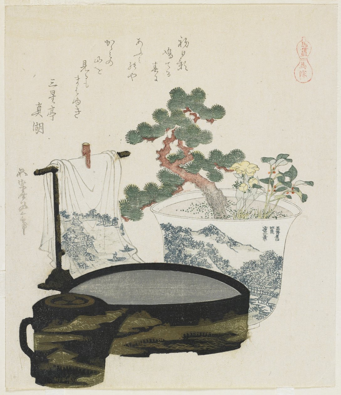 Lótalizmán, 1822 alkotó: Katsushika Hokusai