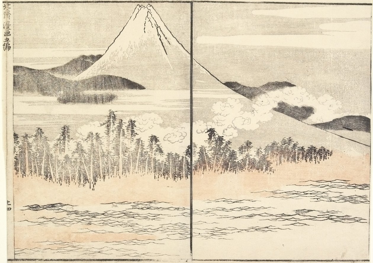 Mt. Fuji, 1816 alkotó: Katsushika Hokusai