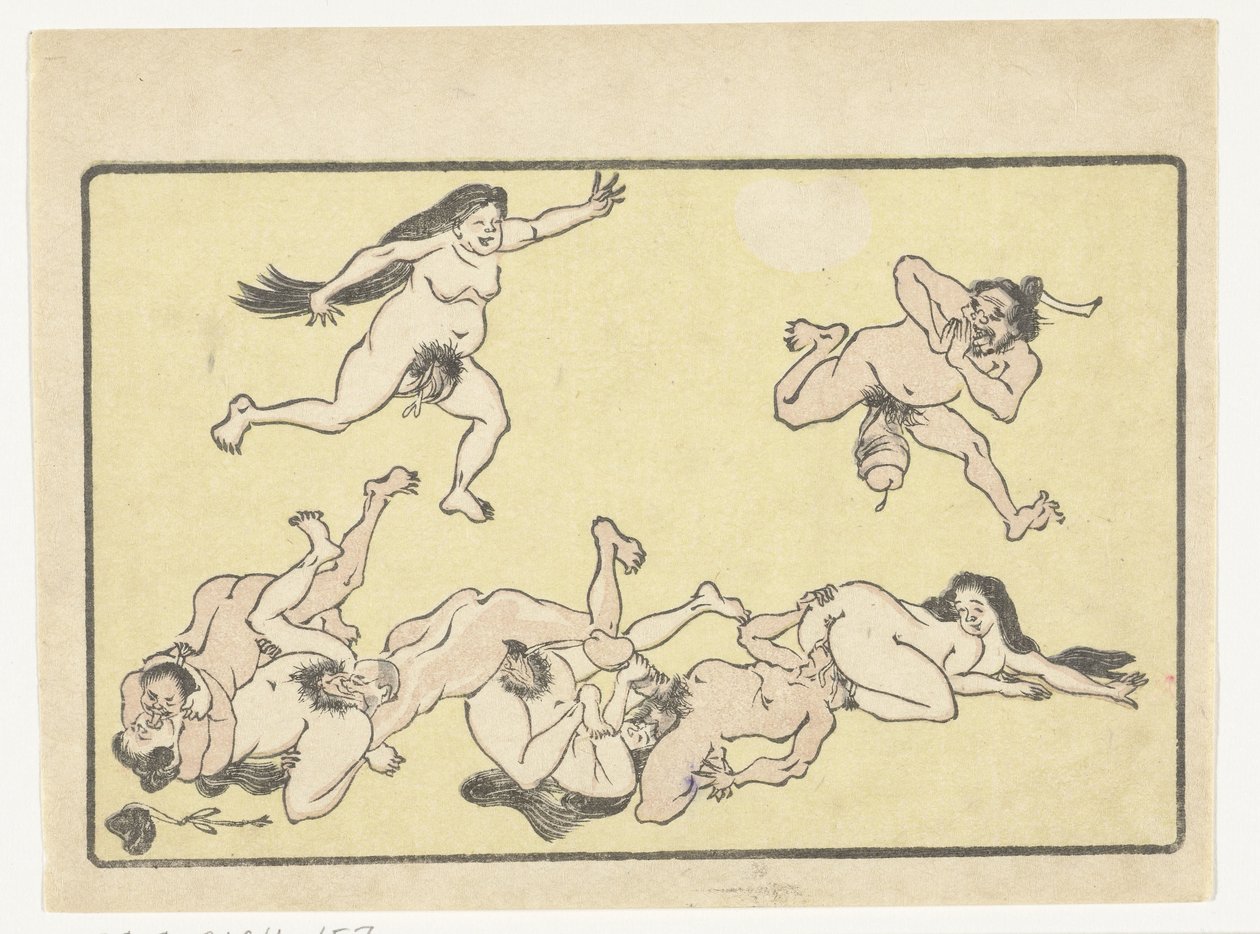 Orgia The Big Tail (sorozat címe) alkotó: Kawanabe Kyosai