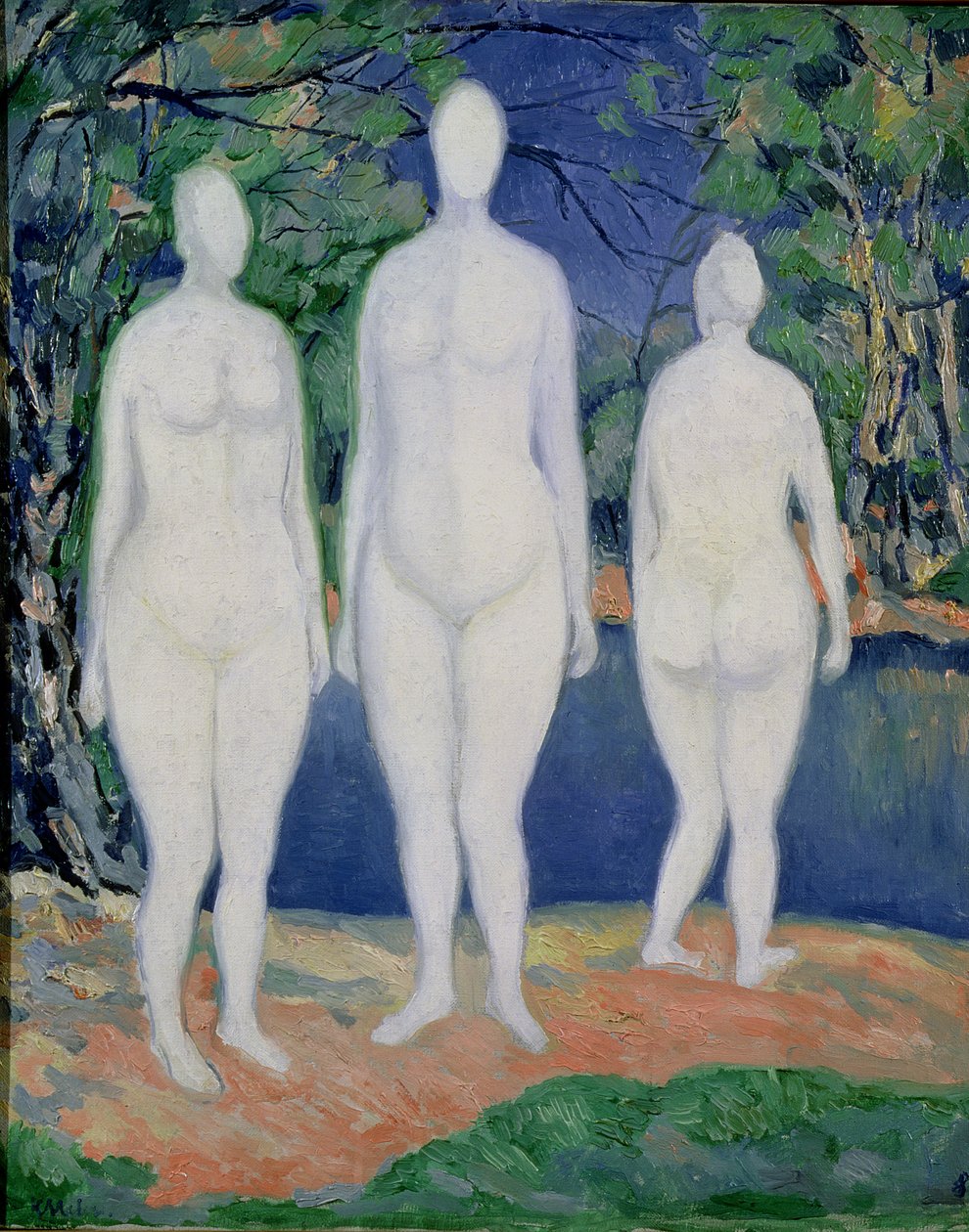 Fürdőzők, 1908 alkotó: Kazimir Severinovich Malevich