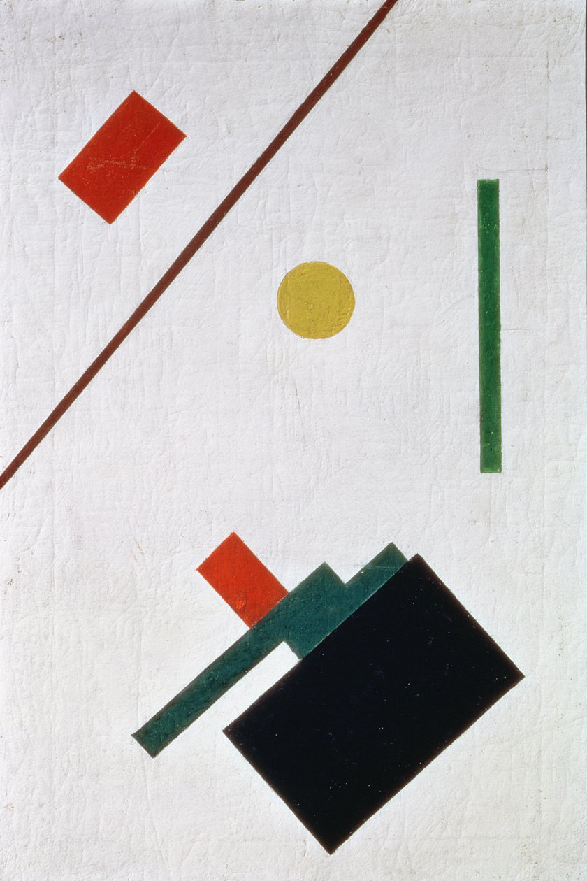 Szuprematista kompozíció, 1915 alkotó: Kazimir Severinovich Malevich