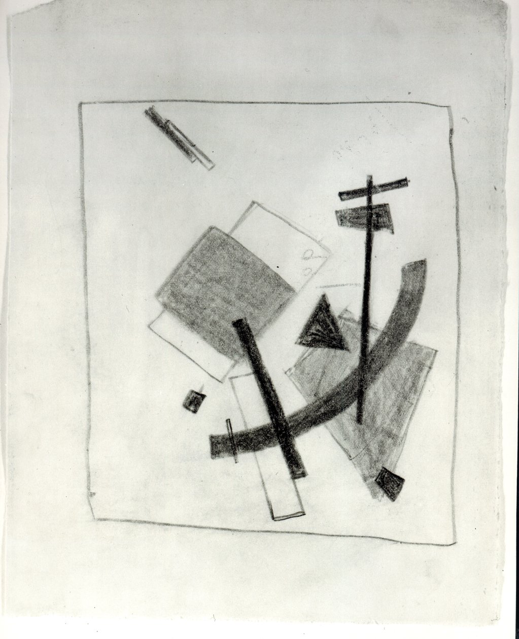 Szuprematista összetétel, 1915-1916 körül alkotó: Kazimir Severinovich Malevich