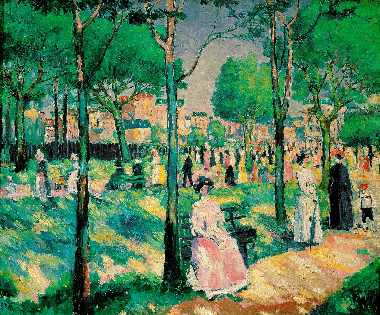 A körúton, 1903. alkotó: Kazimir Severinovich Malevich