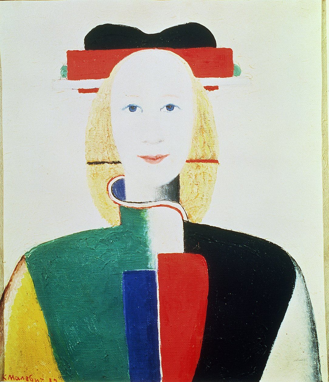 A kalapos lány (olaj) alkotó: Kazimir Severinovich Malevich