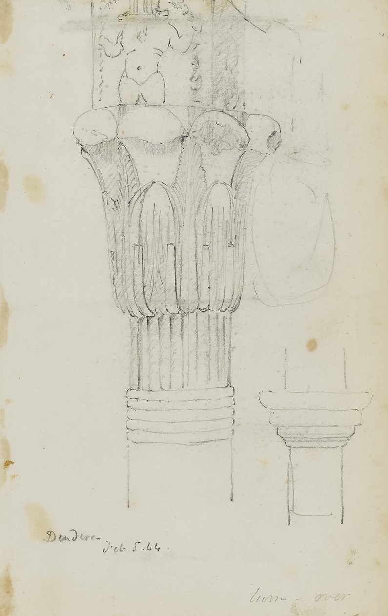 Dendera, 1844. február 5. alkotó: Kellogg, Miner Kilbourne