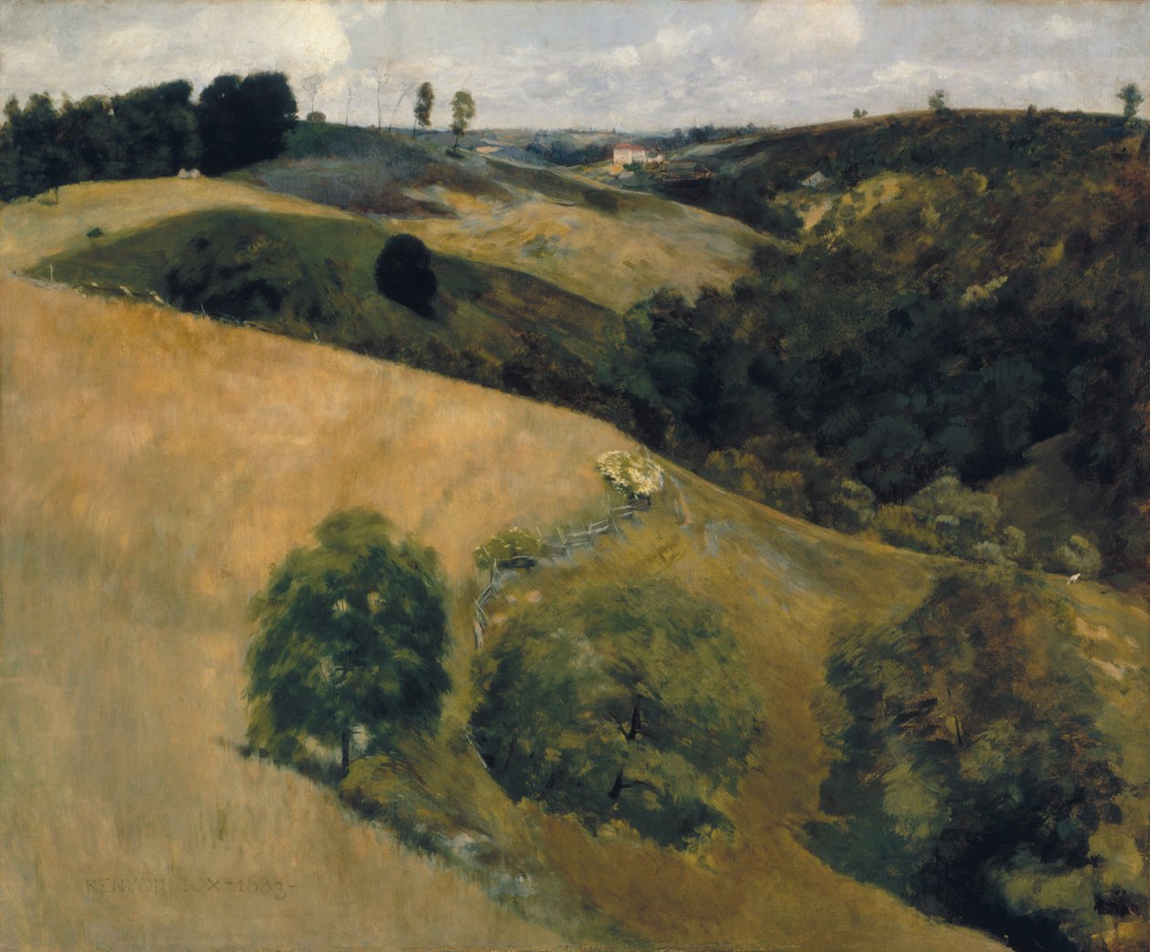 Repülő árnyak, 1883. alkotó: Kenyon Cox