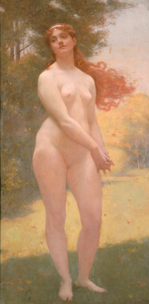 Indiai nyár, 1887. alkotó: Kenyon Cox
