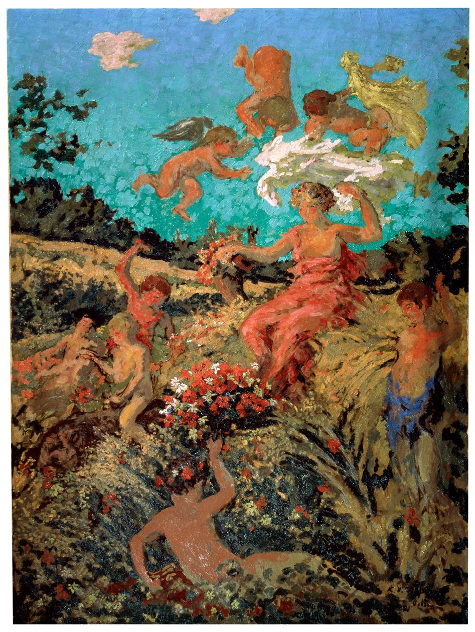 Ország ünnepe. Nyár, c1911-c1913 alkotó: Ker Xavier Roussel
