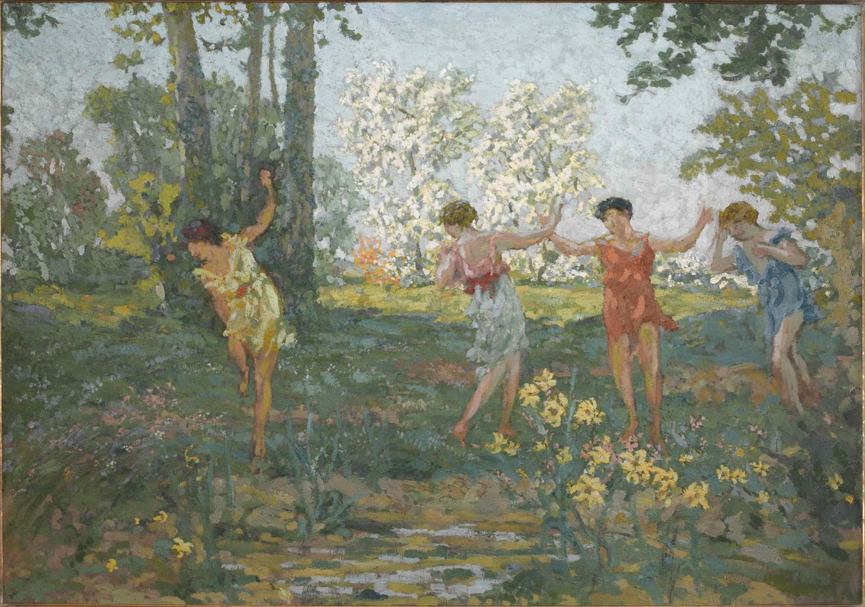 Eurydice megharapta egy kígyó, 1913. alkotó: Ker Xavier Roussel