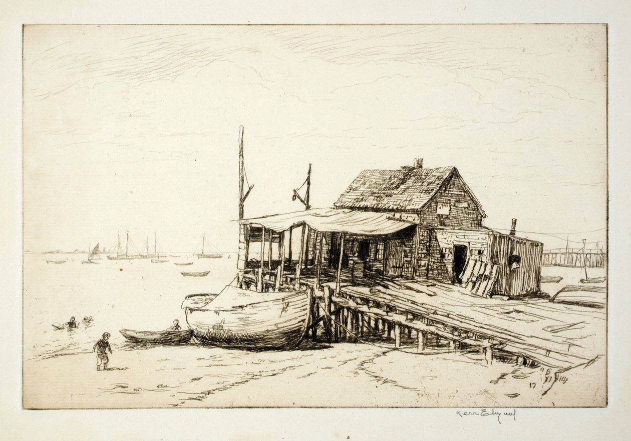 Fish Wharf, Gloucester alkotó: Kerr Eby