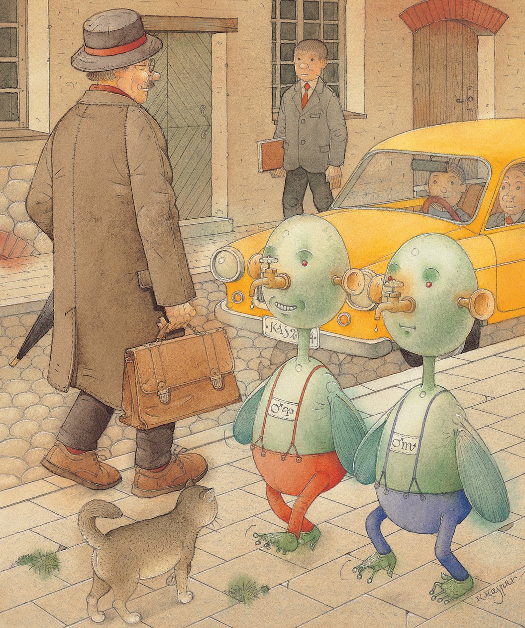 Marslakók, 2005 (wc papíron) alkotó: Kestutis Kasparavicius