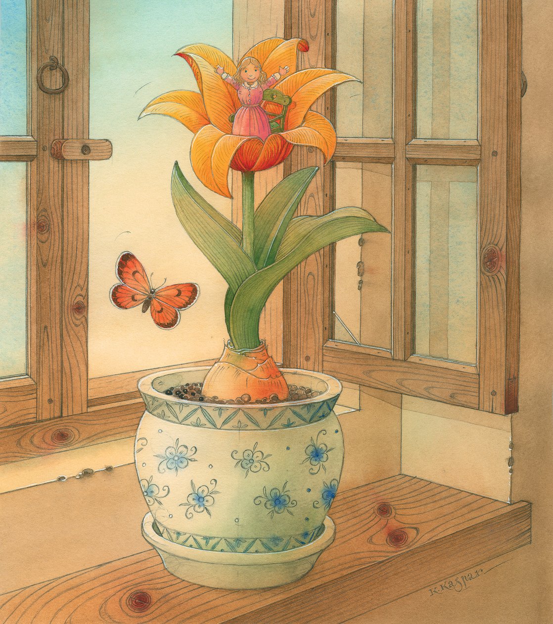 Thumbelina 06, 2005 (wc papíron) alkotó: Kestutis Kasparavicius