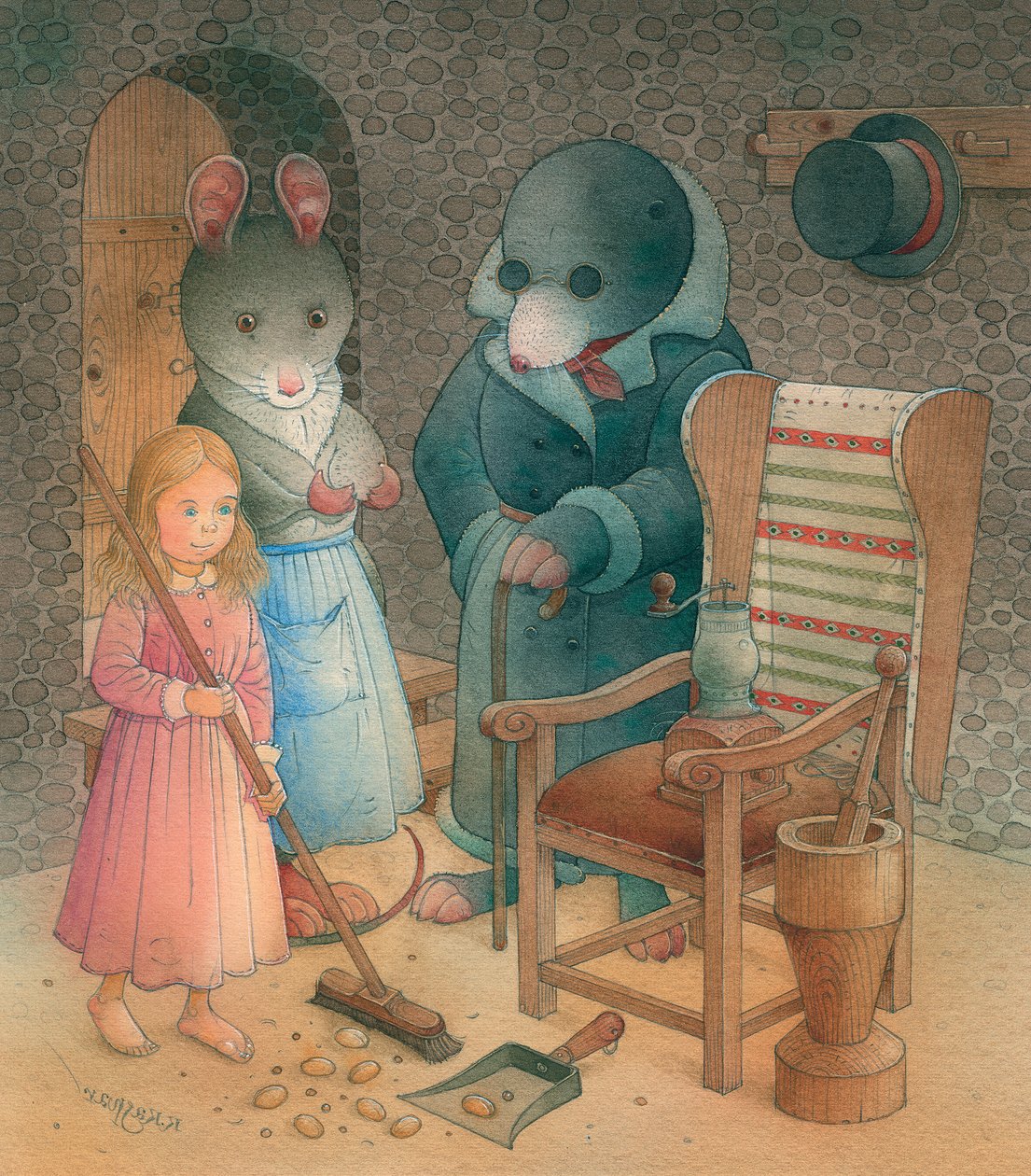Thumbelina 10, 2005 (wc papíron) alkotó: Kestutis Kasparavicius