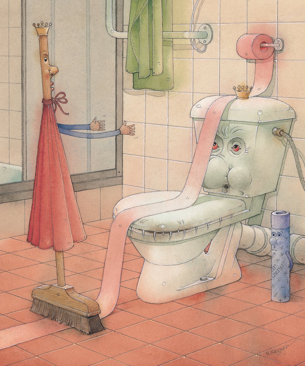 WCStory, 2003 (wc papíron) alkotó: Kestutis Kasparavicius