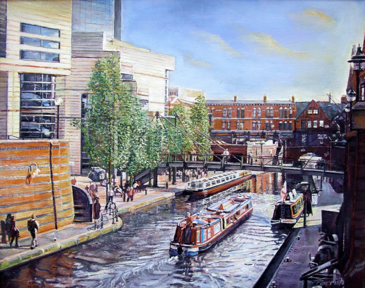Utashajózás alkotó: Kevin Guild of Railway Artist Parrish