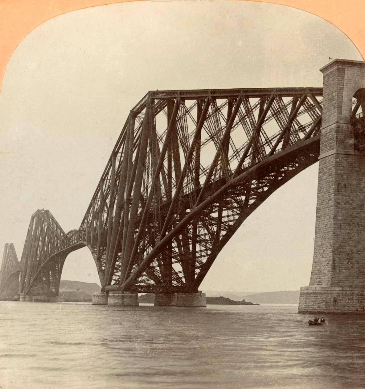 Forth Bridge, Skócia, 1897. alkotó: Keystone View Company