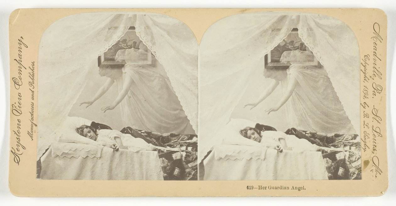 Őrangyala, 1894. alkotó: Keystone View Company