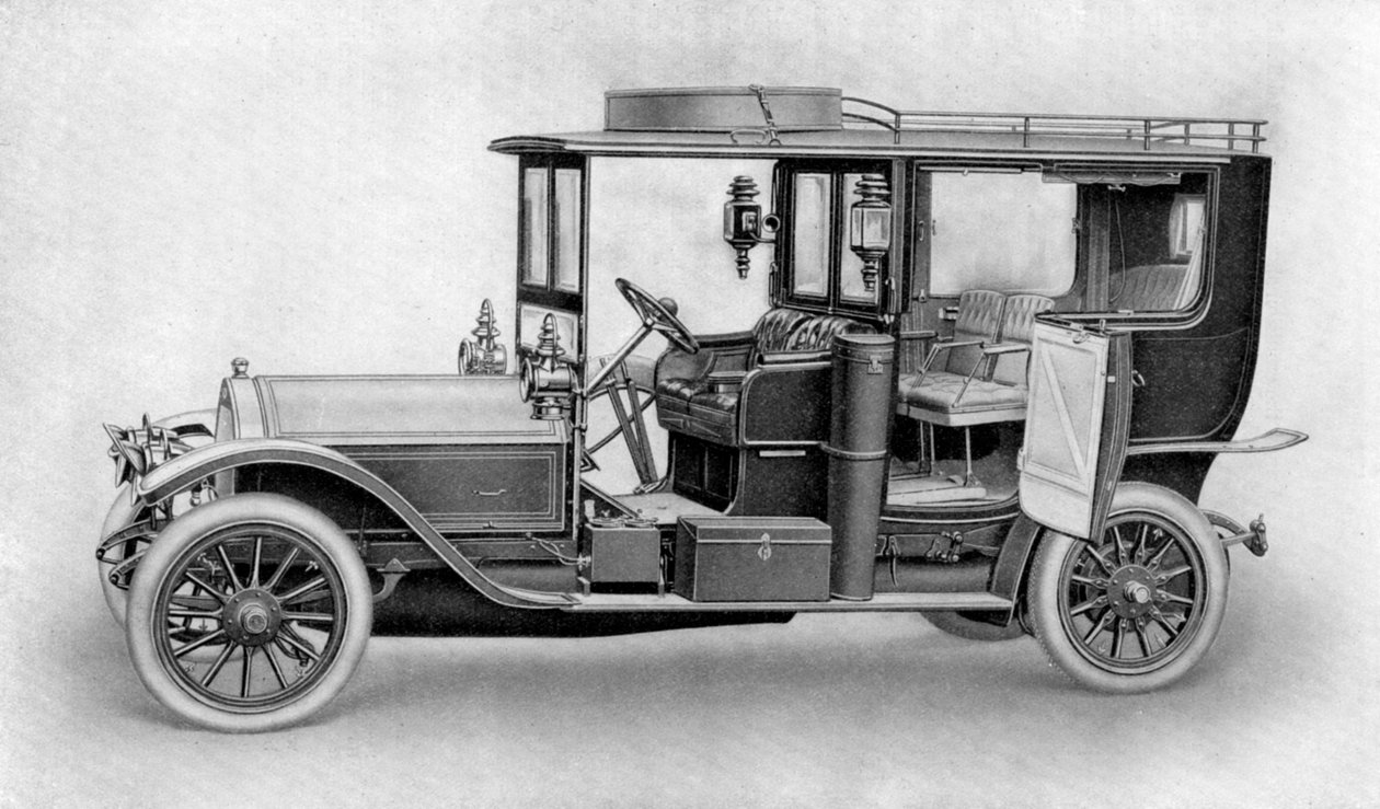 Egy autó rajza, 1911-1912. alkotó: Kilmsch and Co.