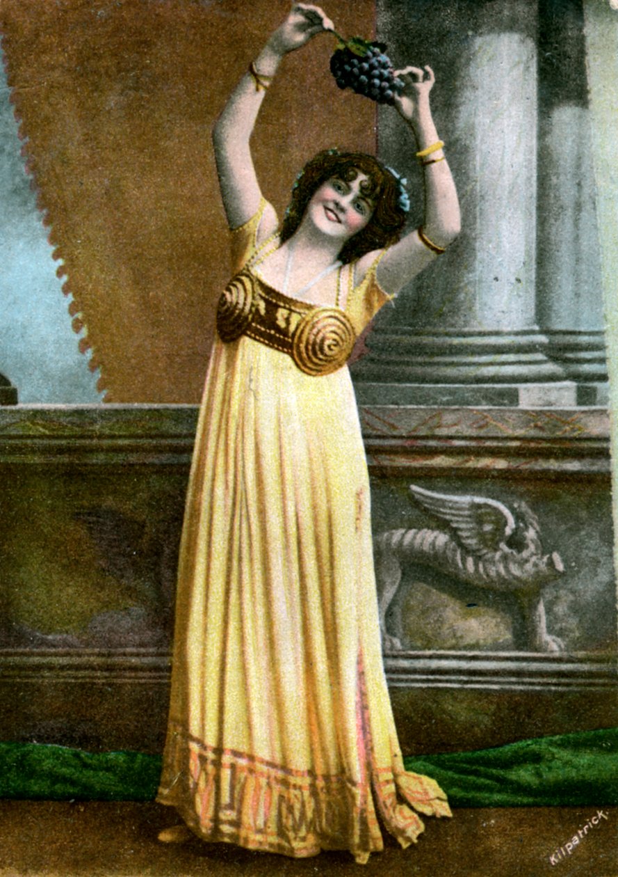 Marie Studholme 1875-1930, angol színésznő, a XX. század elején. alkotó: Kilpatrick