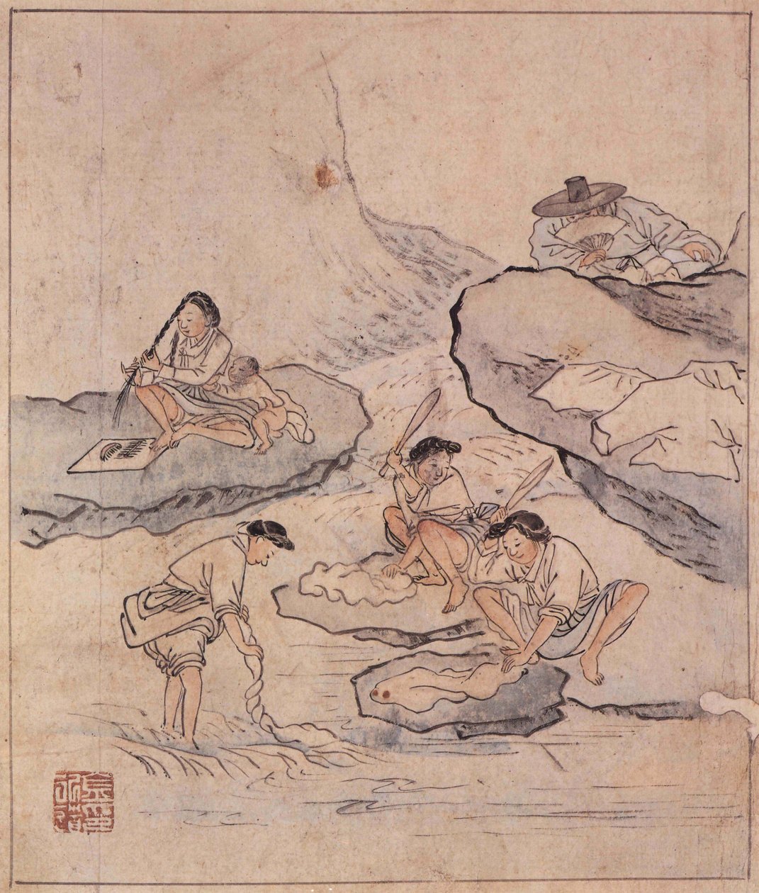 Mosodahelyiség alkotó: Kim Hong Do