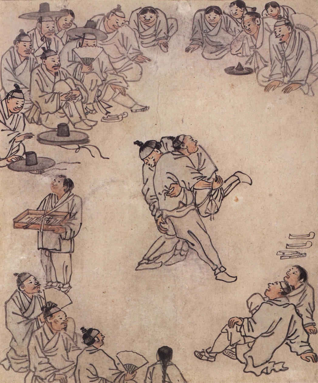 Ssireum alkotó: Kim Hong Do