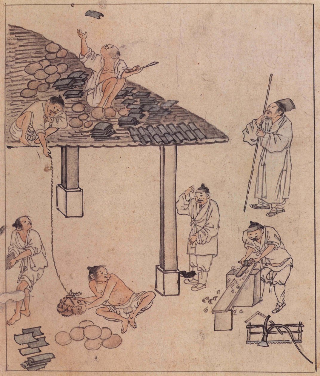 Csempe giwa alkotó: Kim Hong Do